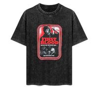 XIANG LIU JI Rambo First Blood He's Hunting You T-Shirt Mens Unisex Black Tees S