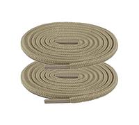 Xiang Ru Lacci rotondi in tinta unita, 5 mm, 1 paio di lacci per scarpe resistenti di ricambio, per lavoro, escursionismo, scarpe, #P Cachi, L