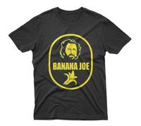XIANGGEGE Banana Joe Movie Men's T-Shirt Unisex Tee Black Shirt XL
