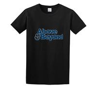 XiangGuFeiNiuWei Above Beyond Unisex 100% Cotton Short-Sleeve T-Shirts Black XL