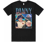 XiangGuFeiNiuWei Danny Devito Homage Top Movie Director Film Unisex 100% Cotton Short-Sleeve T-Shirts Black XXXL