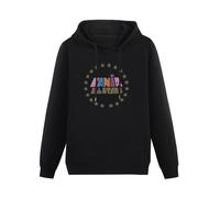 XiangGuFeiNiuWei Fania all Stars Salsa Latin Record Label Hoody Unisex Long Sleeve Hooded with Pocket Black XXL