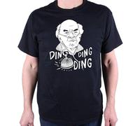 XiangGuFeiNiuWei Hector Salamanca DING DING DING Cult TV for Heisenberg Fans Tee Unisex 100% Cotton Short-Sleeve T-Shirts Black S