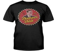 XiangGuFeiNiuWei I M A Dapper Dan Oh Brother Where Art Thou George Clooney Soggy Bottom Unisex 100% Cotton T-Shirts Black M