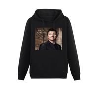 XiangGuFeiNiuWei Rick Astley 50 Vinyl CD Cover Hoody Unisex Ptinted Hoodies Long Sleeve Men's Hooded with Pocket Black M