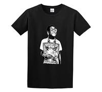XiangGuFeiNiuWei Steve Urkel Family Matters Dvd Hipster Geek Unisex 100% Cotton Short-Sleeve T-Shirts Black XXL