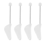 XiangJunly 2 paia di alberi per scarpe da uomo, barella per scarpe da uomo, supporto per scarpe da uomo, regolabile a molla a spirale, espansore per scarpe per UK 6-11/EU 39-45 (bianco)