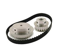 Xianglaa-Timing Pulley Set di puleggia per cinghia per cinghia di distribuzione XL, 20T: 40T, ratio Gear 1: 2/2: 1, distanza centrale dell'albero 80mm, puleggia a cinghia dentata 124xL Produzione di p