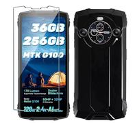 Xiangyun Cover per Blackview BV8200 Custodia con 1 Pezzo Vetro Temperato Pellicola Prottetiva - Caso Silicone Nero Protettiva TPU Bumper Morbido Shell Case (6.5")