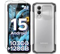 Xiangyun Cover per Doogee Blade 20/Blade 20 Turbo/Blade 20 Ultra Custodia con 1 Pezzo Pellicola Vetro Temperato - Trasparente Caso Silicone Crystal Clear Protettiva TPU Bumper Morbido Shell Case
