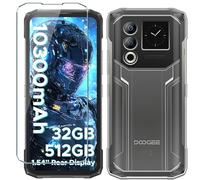 Xiangyun Cover per Doogee Blade 20/Blade 20 Ultra/Blade 20 Turbo Custodia con 1 Pellicole in Vetro Temperato - Trasparente Caso Silicone Crystal Clear Protettiva TPU Bumper Morbido Shell Case (6.6")