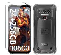 Xiangyun Cover per Oukitel WP23/Oukitel WP23 Pro/Oukitel WP23 Plus Custodia con 1 Pellicola Vetro Temperato - Trasparente Caso Silicone Crystal Clear Protettiva TPU Bumper Morbido Shell Case (6.52")