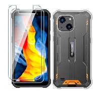 Xiangyun Cover per Oukitel WP32 Custodia + 2 X Film di Vetro Temperato Protezione- Crystal Clear Caso Silicone Trasparente Protettiva TPU Bumper Leggero Morbido Shell Case (5.93")