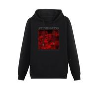 XiangZai At The Gates To Drink from The Night Itself Hoody Unisex Long Sleeve Hooded with Pocket Black L