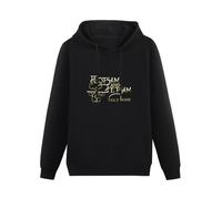 XiangZai Flotsam And Jetsam Ugly Noise Hoody Unisex Ptinted Hoodies Long Sleeve Men's Hooded with Pocket Black XXL