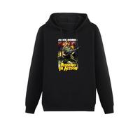 XiangZai in Action Chuck Norris Retro Mia 1980'A Movie War Vietnam Pow Unisex Hoody with Pocket Black XXXL