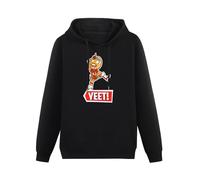 XiangZai Lazarbeam Hoody Unisex Ptinted Hoodies Long Sleeve Men's Hooded with Pocket Black M