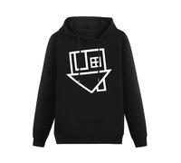XiangZai NBHD The Neighbourhood Upside Down House Logo Hoody Unisex Long Sleeve Hooded with Pocket Black M