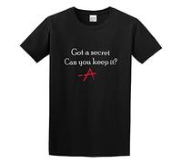 XiangZai Pretty Little Liars Got A Secret Can You Keep It Unisex 100% Cotton Short-Sleeve T-Shirts Black L