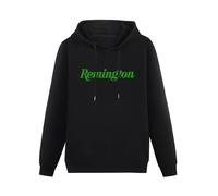 XiangZai Remington Firearms Hoody Unisex Ptinted Hoodies Long Sleeve Men's Hooded with Pocket Black XXXL
