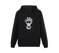 XiangZai Soso Def Hoody Unisex Ptinted Hoodies Long Sleeve Men's Hooded with Pocket Black XL