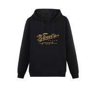 XiangZai Velocette Vintage Motorcycle Reto Hoody Unisex Ptinted Hoodies Long Sleeve Men's Hooded with Pocket Black XXXL