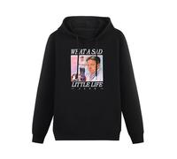 XiangZai What A Sad Little Life Jane Funny Come Dine with Me Enjoy The Money Unisex Hoody with Pocket Black S