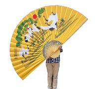 XIANGZI YYUINU Ventaglio Da Parete, Ventaglio Pieghevole Orientale, Ventaglio Dipinto A Mano, Ventaglio per La Decorazione Della Casa, Ventaglio Appeso In Stile Cinese,A-90x160cm