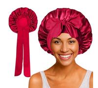 xianshi Bonnet Sleep Cap,Cuffia in seta per dormire, Silk Bonnet, Capelli in seta, Capelli in seta rosa seta