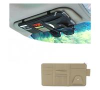 XIANTENG Organizer Aletta Parasole per Lancia Ypsilon 2003-2006, Tasca Portaoggetti Interni Pratico Accessorio Viaggio Porta Documenti Guida Ordinata Sicura,Beige