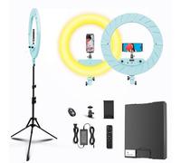 xianyanbao Kit di luce ad anello da 45,7 cm (blu ghiaccio)