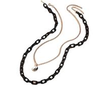 XIANYISS 2025! Collana con catene sovrapposte alla moda, con un pendente Yin-Yang. Ideale per i pionieri della moda all'avanguardia delle tendenze.