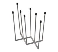 xianynow Scolabottiglie per Borracce Pieghevole, 27cm Scolabottiglie Scolapiatti da Cucina, Multifunzione Scola Borracce per 8 Bottiglie, per Bottiglie di Vetro e Biberon