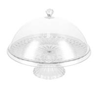 xianynow Set di Porta Torta con Alzata, Multifunzione Alzata Torta, Alzata per Dolci Dm 30 cm, per Formaggio, Campana per Torte e Torte, con Piedistallo e Cupola 12 Pollici