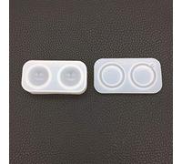 XIANZI - Set di 2 stampi in silicone per fai da te, per gioielli fai da te, ciondolo universo, sfera rotonda in resina epossidica, regalo, strumenti fatti a mano, specchio di cristallo