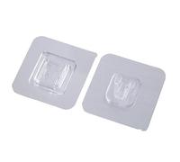 Xiao Hua 20 ganci per bagno e cucina, adesivi impermeabili, multifunzionali, non perforati, non lasciano segni, fibbia per madre e bambino, montaggio a parete, fibbia adesiva mobile (fibbia per