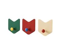 Xiao Hua Ganci adesivi per cucina e bagno, 3 pezzi, creativi, non c'è bisogno di praticare fori, colore dopamina semplice freccia (verde, rosso, bianco)