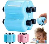 XIAOBAN Timbro a rullo 4 in 1 per pratica matematica, strumento per la pratica della sottrazione aggiunta, strumento di pratica per la moltiplicazione della sottrazione, timbro digitale randomizzato