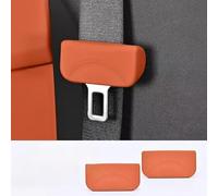 XIAOBINGFA 2 Pezzi Custodie in Silicone per la Fibbia della Cintura di Sicurezza dell'auto per Citroën C5 Aircross 1 (I) I 2018-2022, Copertura Protettiva Fibbia Parti Interne per Auto,Front Button-B