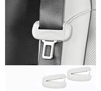 XIAOBINGFA 2 Pezzi Custodie in Silicone per la Fibbia della Cintura di Sicurezza dell'auto per Ford Galaxy II 2009-2015, Copertura Protettiva Fibbia Parti Interne per Auto,Back Button-C