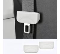 XIAOBINGFA 2 Pezzi Custodie in Silicone per la Fibbia della Cintura di Sicurezza dell'auto per Ford S-Max II/Galaxy III/Edge 2015 2016 2017, Copertura Protettiva Fibbia Parti Interne per Auto