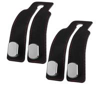 XIAOBINGFA 2 Pezzi Gancio per Seggiolino Auto per Audi Q5 Sportback FY I 2021-2024 -, Gancio per Poggiatesta Auto Ganci per Borsa per Poggiatesta Doppi e Supporto per Telefono Cellulare,Black