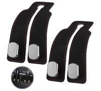 XIAOBINGFA 2 Pezzi Gancio per Seggiolino Auto per Ford Mondeo Turnier 5 (V) I 2014-2022 -, Gancio per Poggiatesta Auto Ganci per Borsa per Poggiatesta Doppi e Supporto per Telefono Cellulare,Black