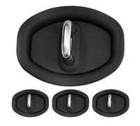 XIAOBINGFA 4 Pezzi Copertura della Serratura della Porta per VW Tiguan 2 (II) AD1 I 2016-2024 -, Protezione per Serratura Portiera Auto Silicone Protection Latch Covers Facile da Installare,Black