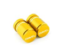 XIAOCE per Ducati Diavel Multistrada V4 Rally XDiavel Nera S 1260 Valvola dell'Aria per Ruota di Moto Valvola dell'Aria Tappo di Copertura dello Stelo(Glod)