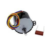 Xiaochen Piccolo Motore Elettrico AC Motore sincrono a Magnete Permanente del Motore 220V AC di Giri Motori controllabile Positivo e Negativo Inversione 6W (Speed : 40rpm)