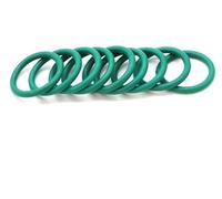 XIAOCLI 10 pz FKM O Ring CS 3.1mm OD 10~85mm Guarnizione di Tenuta Olio Isolante Resistenza alle Alte Temperature Fluoro Gomma O Ring Verde(OD 27MM_CS 3.1MM)
