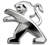 XIAOFEIDAFA Emblema per Auto 3D Logo per Peugeot 208 2019-2024 Fregi Stemma Decal Emblemi Cofano Anteriore Posteriore Emblema Styling Auto e Carrozzeria