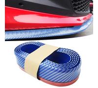 XIAOFEIDAFA Protezione per paraurti Anteriore Auto autoadesiva per Opel Vivaro 2001-Present Spoiler per carrozzeria in Gomma per paraurti 2.5M Modanatura paraurti,Carbon Fiber Blue
