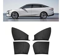 XIAOGUANGFADACAI 4 Pezzi Zanzariera per Auto per Volkswagen Transporter T7 Manual 2025-, Parasole Finestrino Laterale Maglia Elastica Protezione UV Traspirante Morbido,Sedan